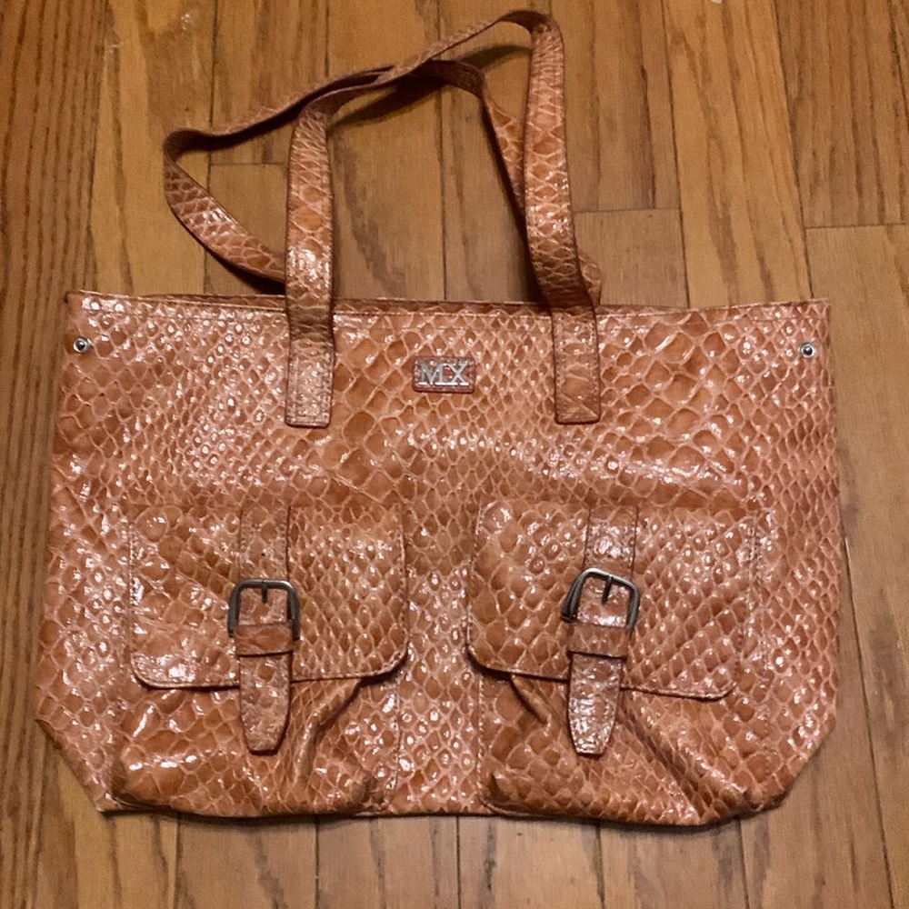 MX Snake Skin Handbag